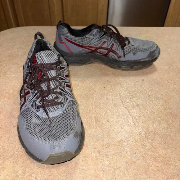 Asics Gel Venture 8 Gray Running Athletic Shoes Size 10 Extra Wide - Picture 15 of 16